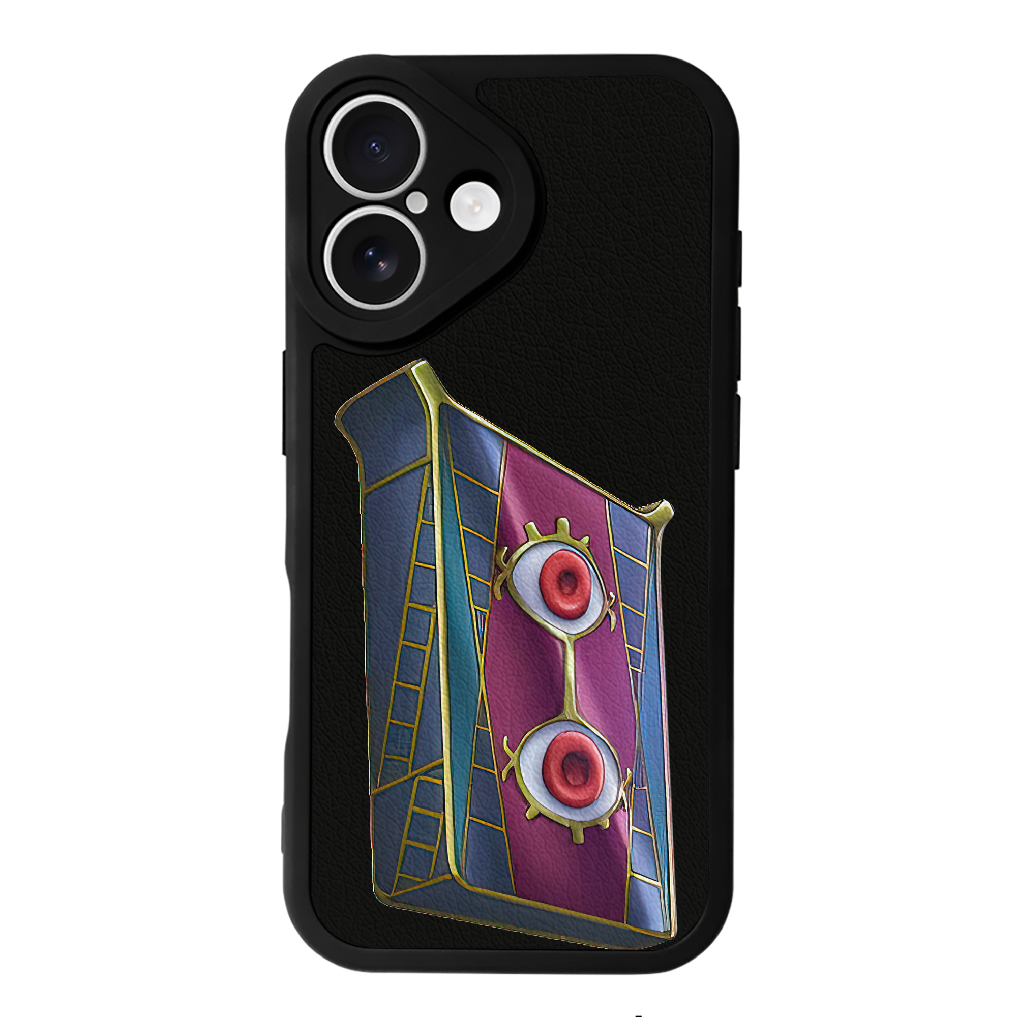 （画像用） 遊☆戯☆王 Yu-Gi-Oh! 【iPhone 16シリーズ対応】シリコンスマホケース（レザー調） 材質：シリコン
